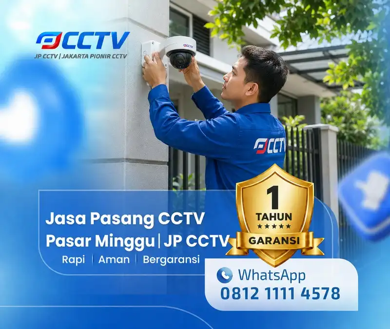 Hasil teknisi CCTV oleh JP CCTV di Pasar Minggu