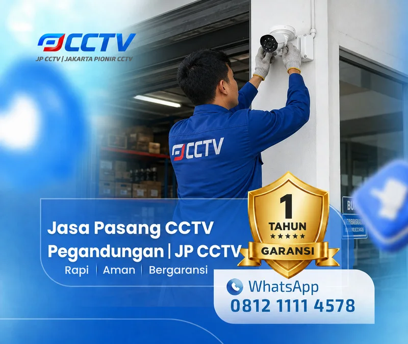 kamera CCTV Hikvision oleh tim JP CCTV di Pegadungan