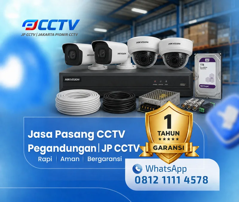 Dokumentasi teknisi CCTV JP CCTV di Pegadungan