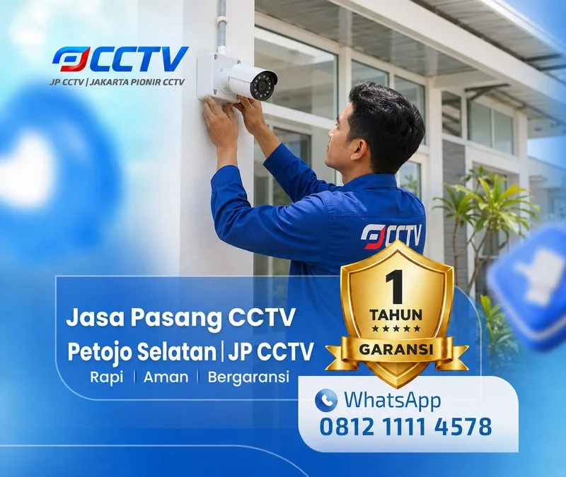 Dokumentasi teknisi CCTV JP CCTV di Petojo Selatan