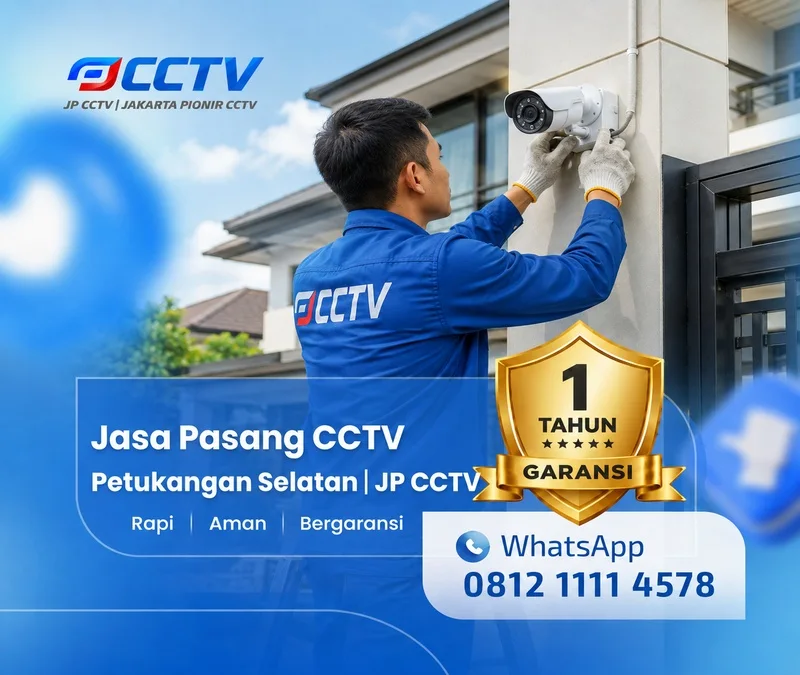 Dokumentasi lapangan teknisi CCTV JP CCTV di Petukangan Selatan