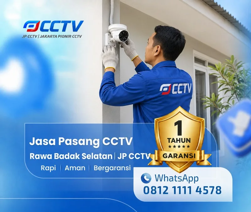 Pemasangan dan pengaturan teknisi CCTV JP CCTV di Rawa Badak Selatan