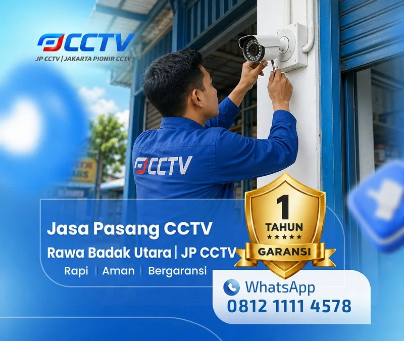 teknisi CCTV oleh tim JP CCTV di Rawa Badak Utara