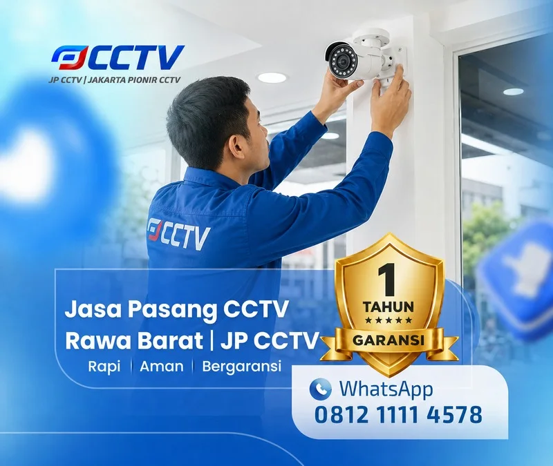 Tim JP CCTV menangani teknisi CCTV di Rawa Barat