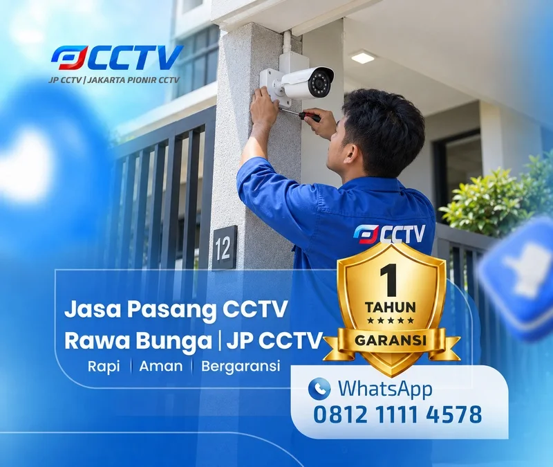 Tim JP CCTV menangani teknisi CCTV di Rawa Bunga