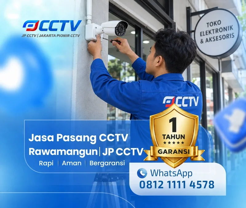 Dokumentasi teknisi CCTV JP CCTV di Rawamangun