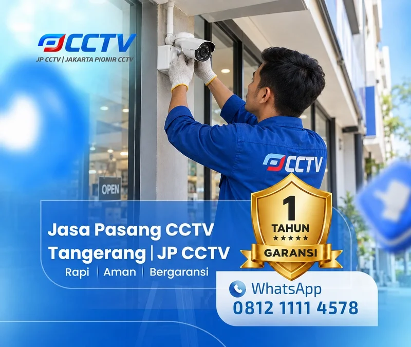 Dokumentasi teknisi CCTV JP CCTV di Tangerang