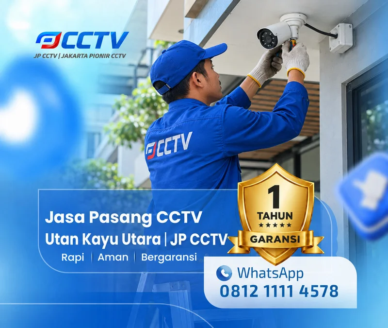 Hasil teknisi CCTV oleh JP CCTV di Utan Kayu Utara