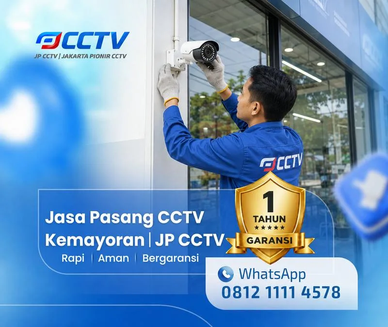 Dokumentasi lapangan teknisi CCTV JP CCTV di Kemayoran