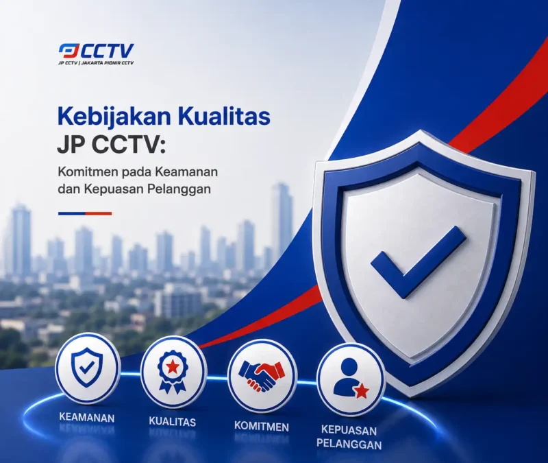 Kebijakan Kualitas JP CCTV dengan komitmen pada keamanan dan kepuasan pelanggan