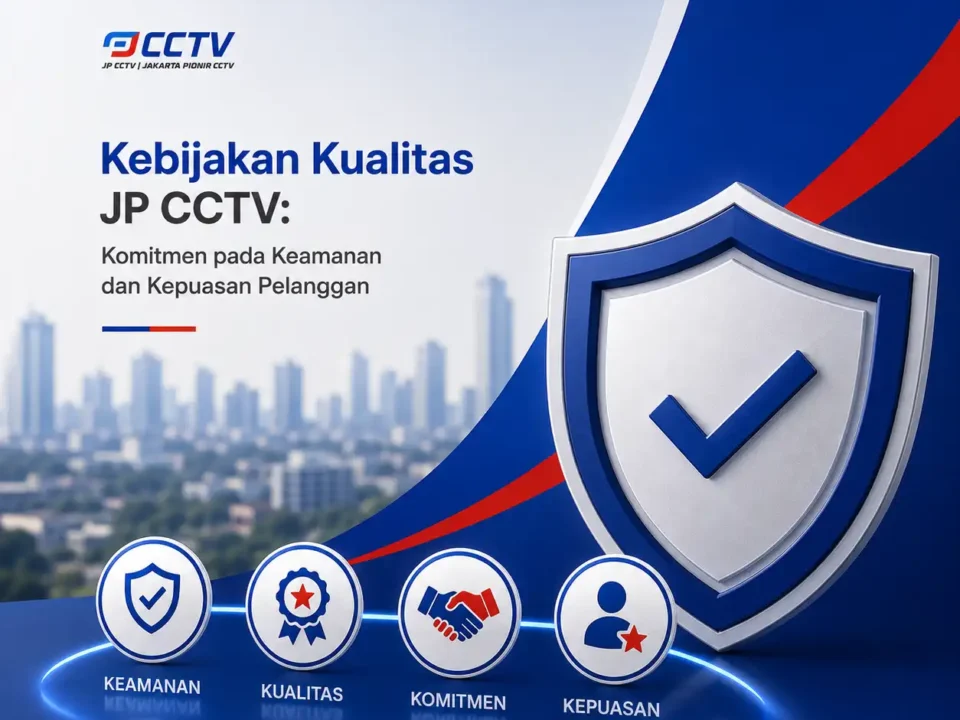 Kebijakan Kualitas JP CCTV dengan komitmen pada keamanan dan kepuasan pelanggan
