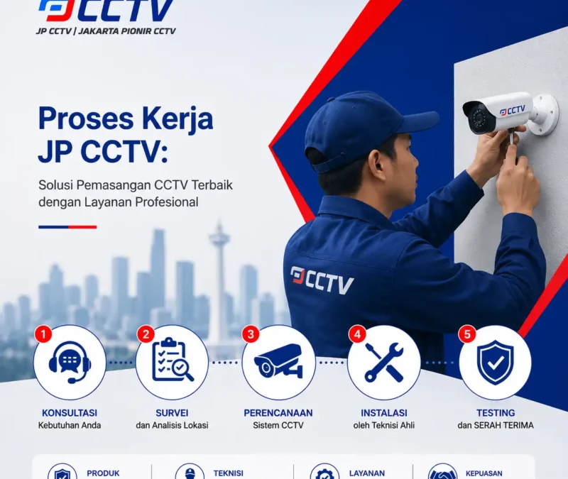 Proses Kerja JP CCTV dengan solusi pemasangan CCTV terbaik dan layanan profesional