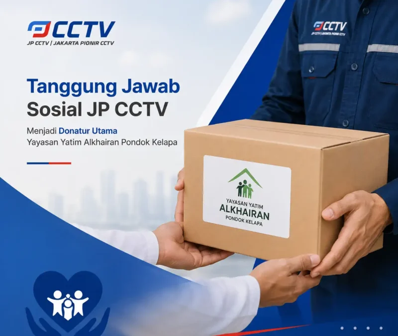Tanggung Jawab Sosial JP CCTV sebagai donatur utama Yayasan Yatim Alkhairan Pondok Kelapa