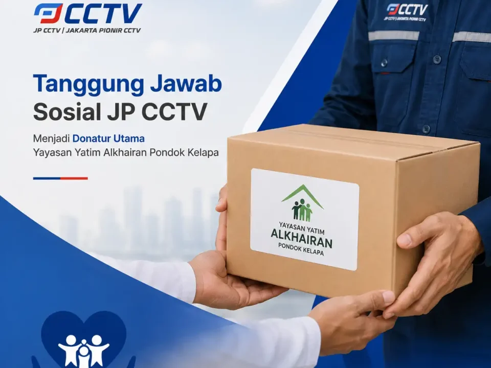 Tanggung Jawab Sosial JP CCTV sebagai donatur utama Yayasan Yatim Alkhairan Pondok Kelapa