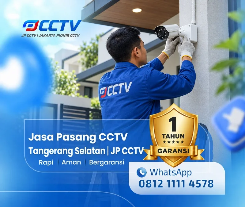 Tim JP CCTV menangani teknisi CCTV di Tangerang Selatan